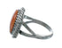 Oyster Shell Sterling Silver Native American Ring Size 7-1/2 JX131087